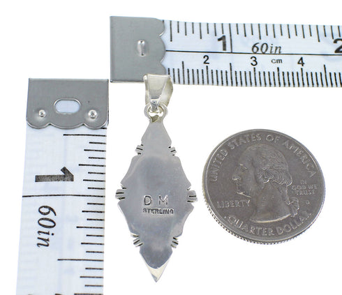 Turquoise Sterling Silver Southwestern Pendant RX54370
